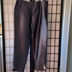 Giorgio Armani Grey Silk Pants